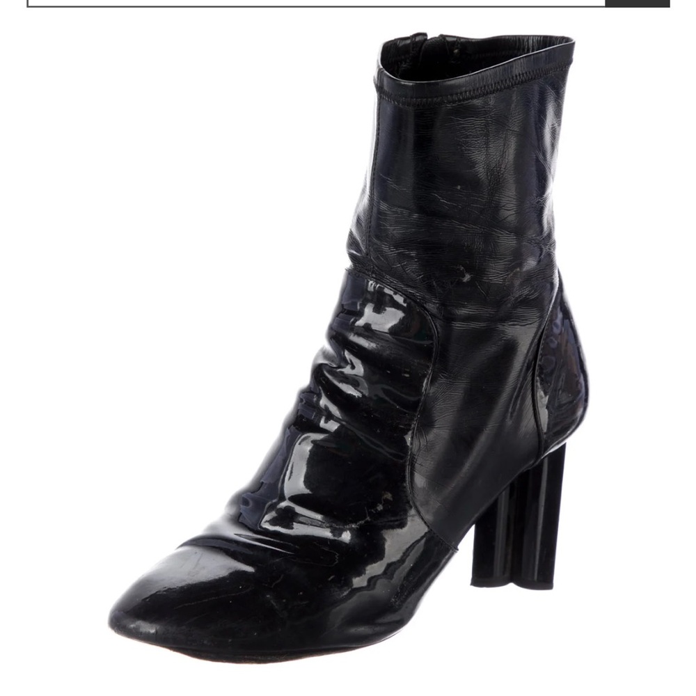 Louis Vuitton Patent Leather Ankle Sock - Picture 1 of 8